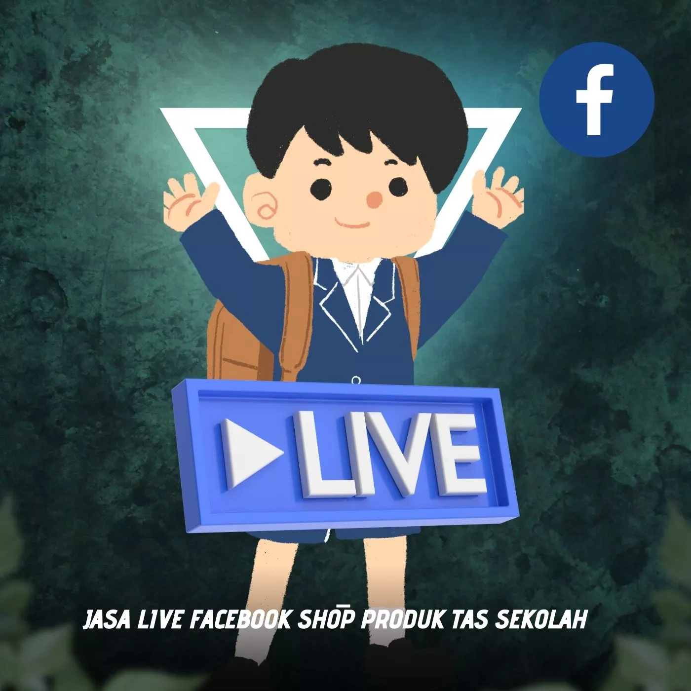 Jasa Live Facebook Shop Produk Tas Sekolah