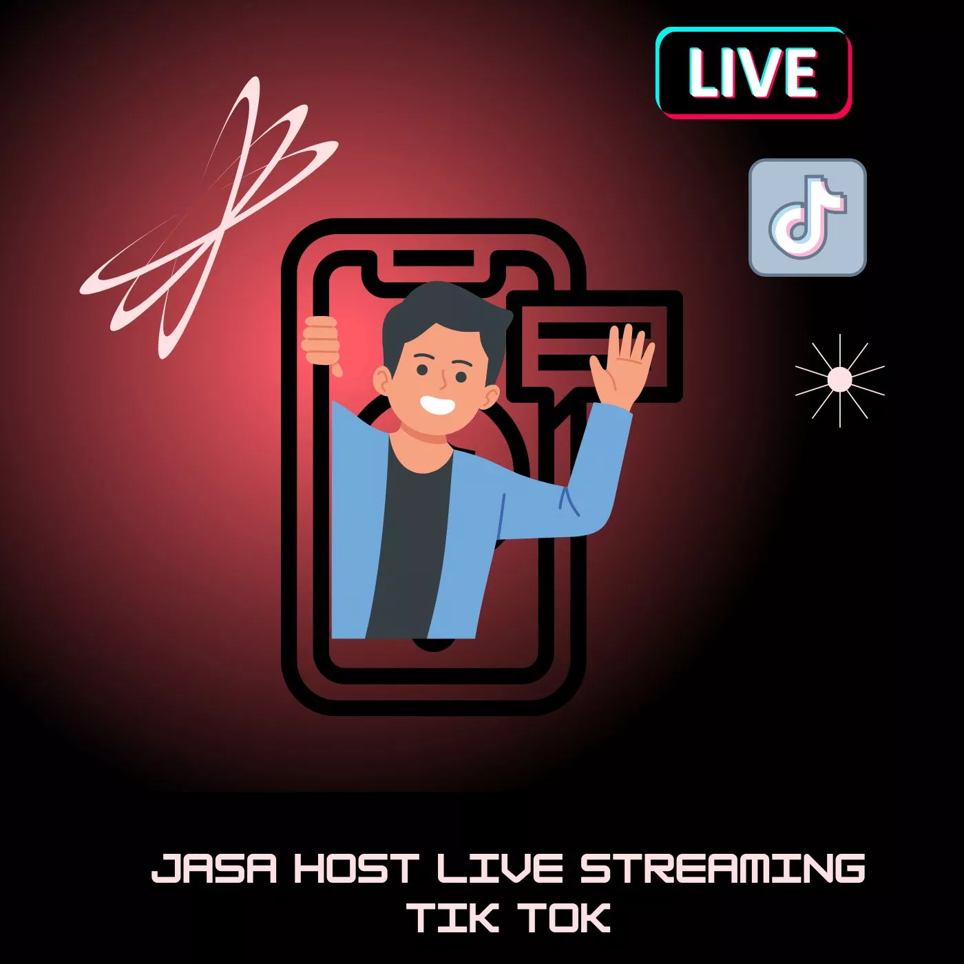 Jasa Host Live Streaming Tik tok