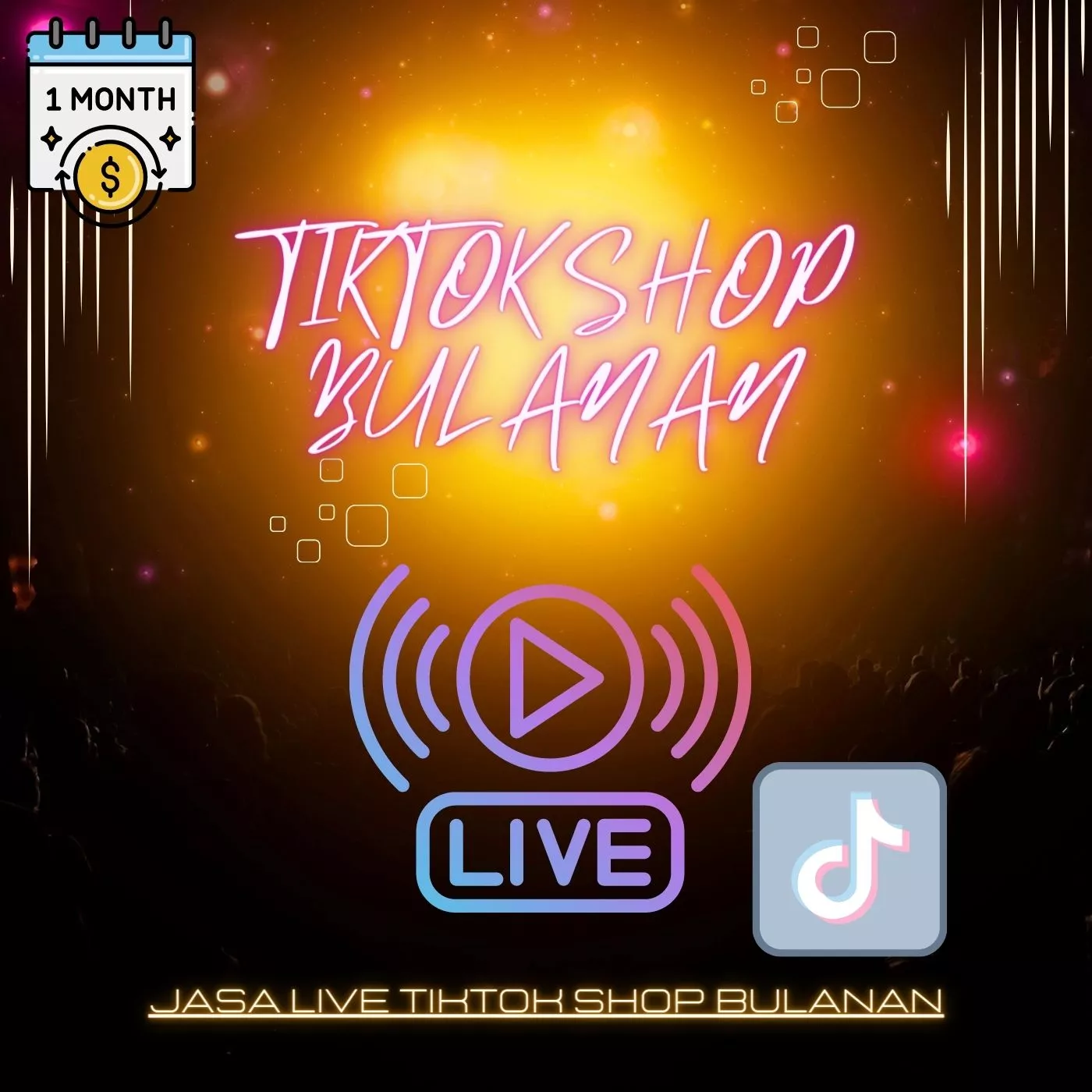 Jasa Live Tiktok Shop Bulanan