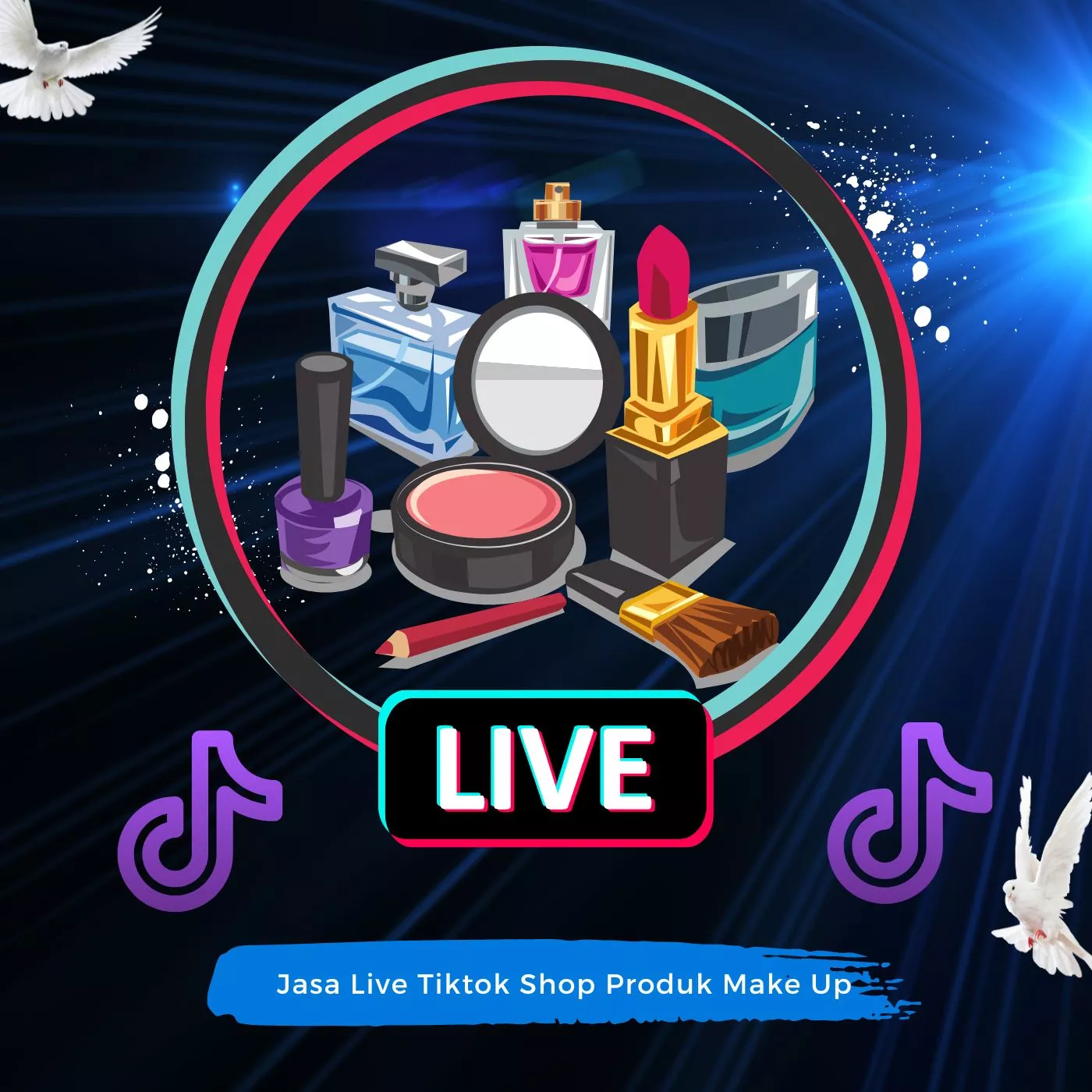 Jasa Live Tiktok Shop Produk Make Up